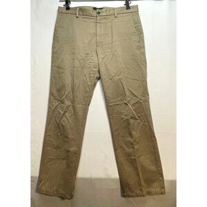 Dockers D1 khaki pants jeans mens 34 x 30 slim fit chino beige brown
